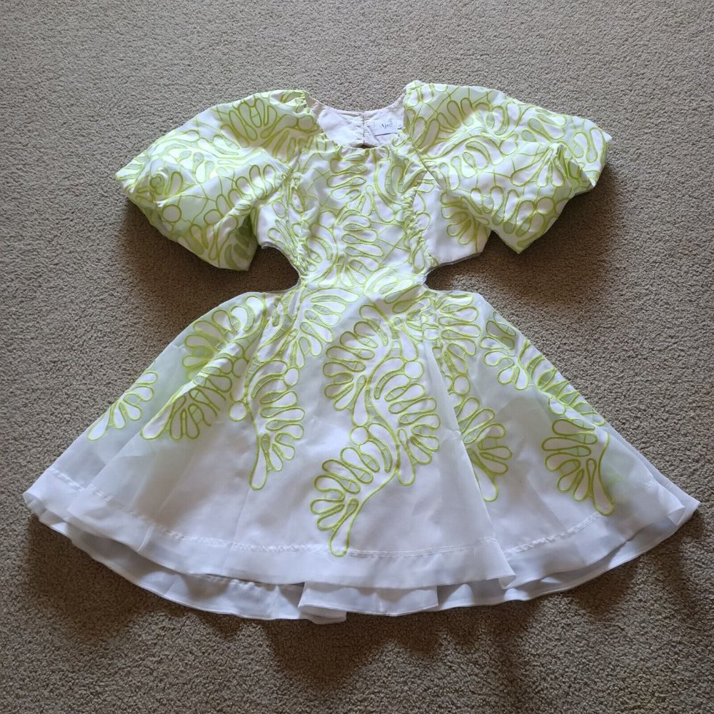 Aje Botanical Applique Mini Dress - Size AU 16 / US 12 - Picture 4 of 16